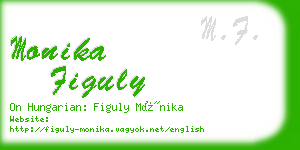 monika figuly business card